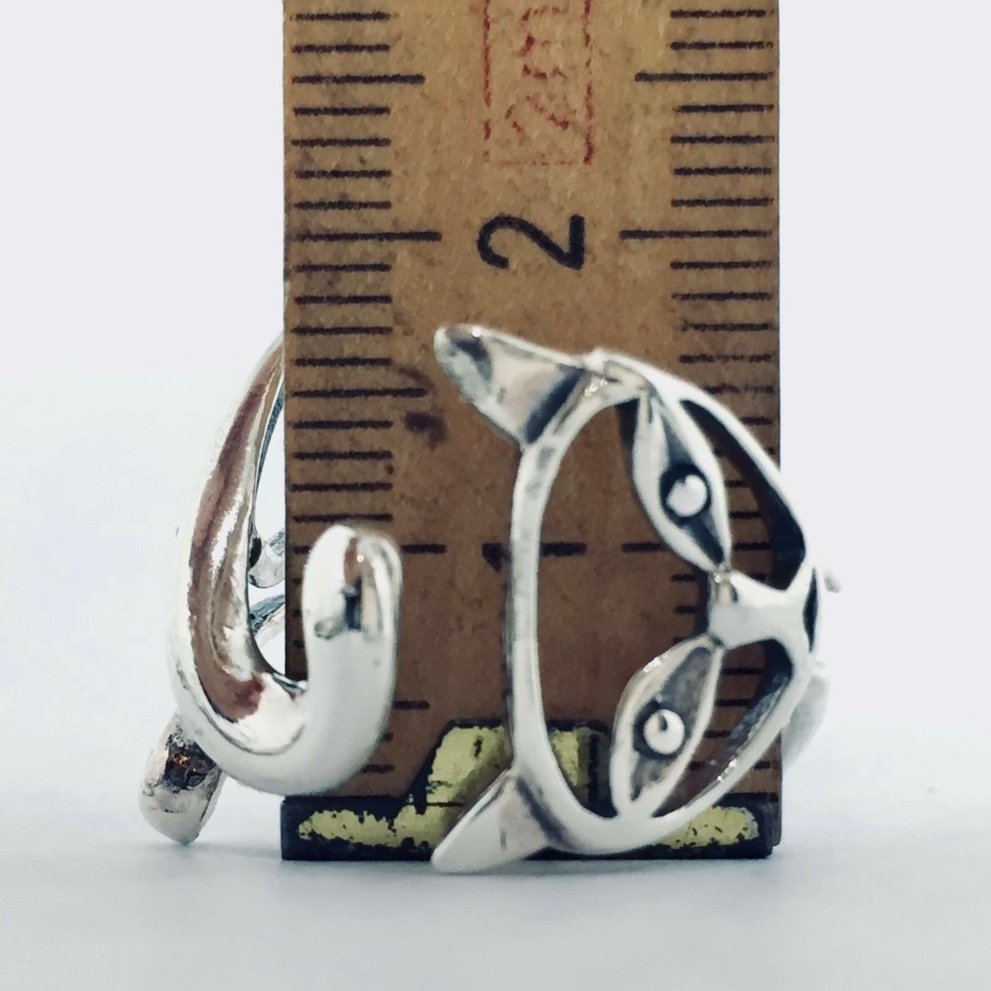 Anello Artigianale GATTO VIPPY Mod. SPILLA Realizzato con Antica spilla in Argento (Prima Metà del ’900)
