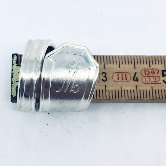 Anello Artigianale con Iniziale M