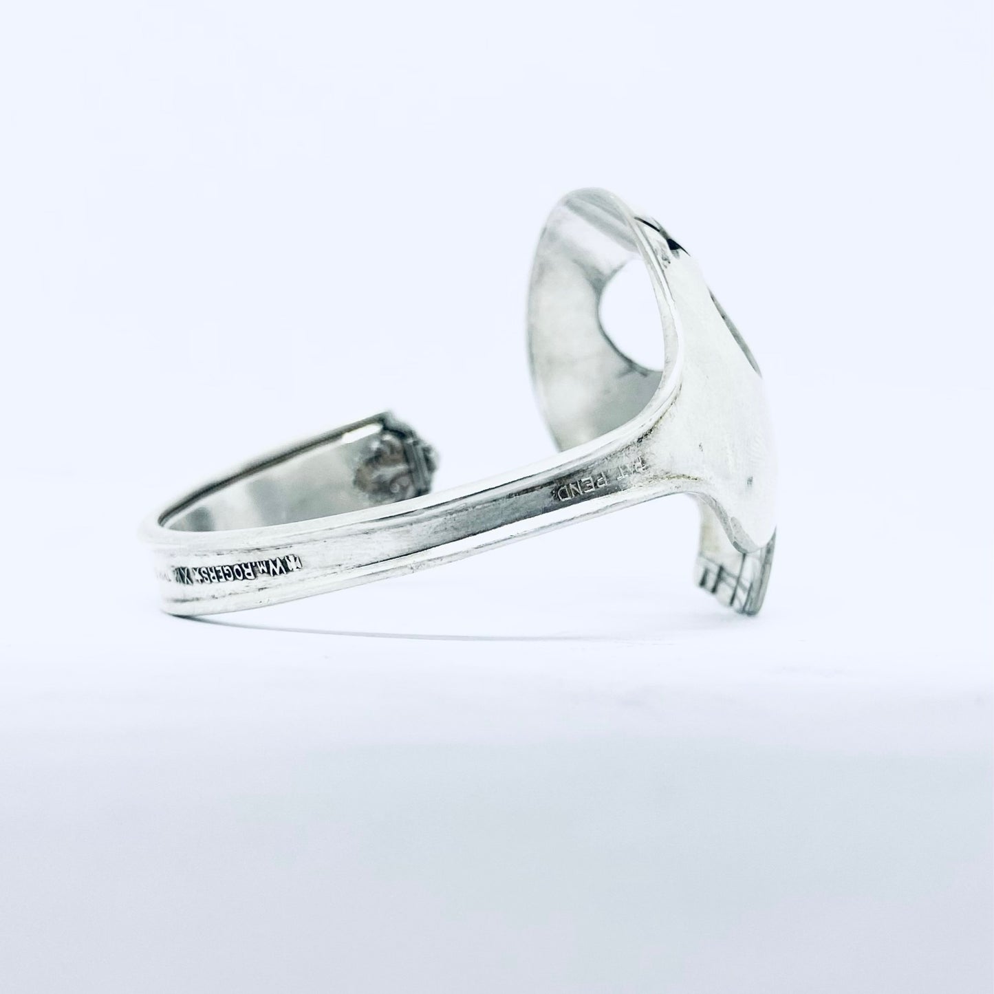 Bracciale Artigianale Mod. TESCHIO Realizzato con Antica posata in Argento (Prima Metà del ’900)