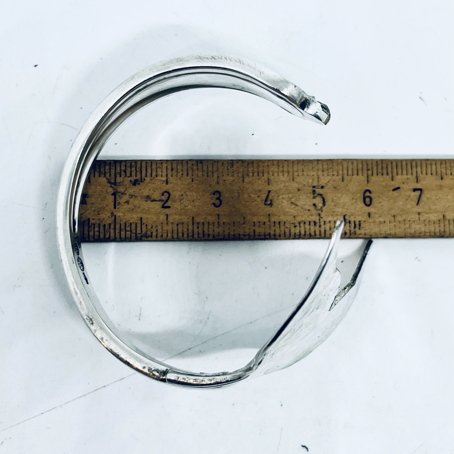 Bracciale Artigianale SAN MARCO Mod. CODA Realizzato con Antica posata in Argento (Prima Metà del ’900)