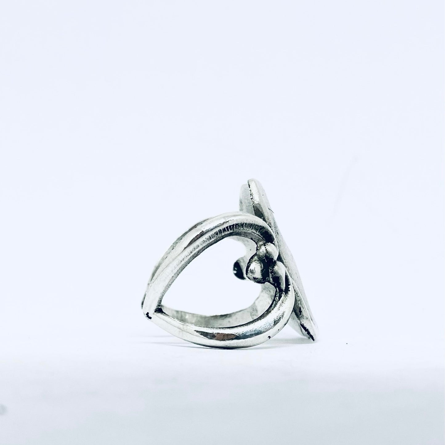 Anello Artigianale “SERRATURA RETTANGOLO” Realizzato con serratura in Argento (Prima Metà del ’900)