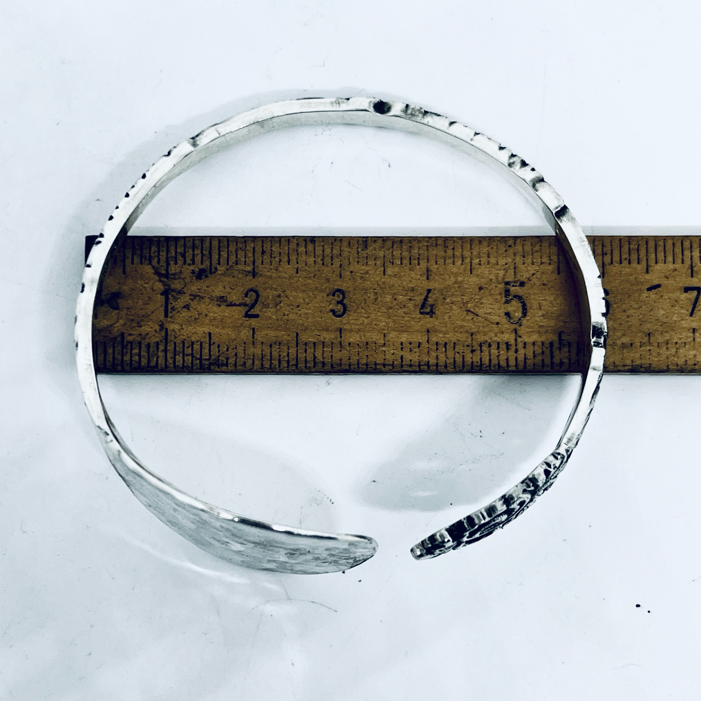 Bracciale Artigianale Mod. TRAFORATO Realizzato con Antica posata in Argento (Prima Metà del ’900)