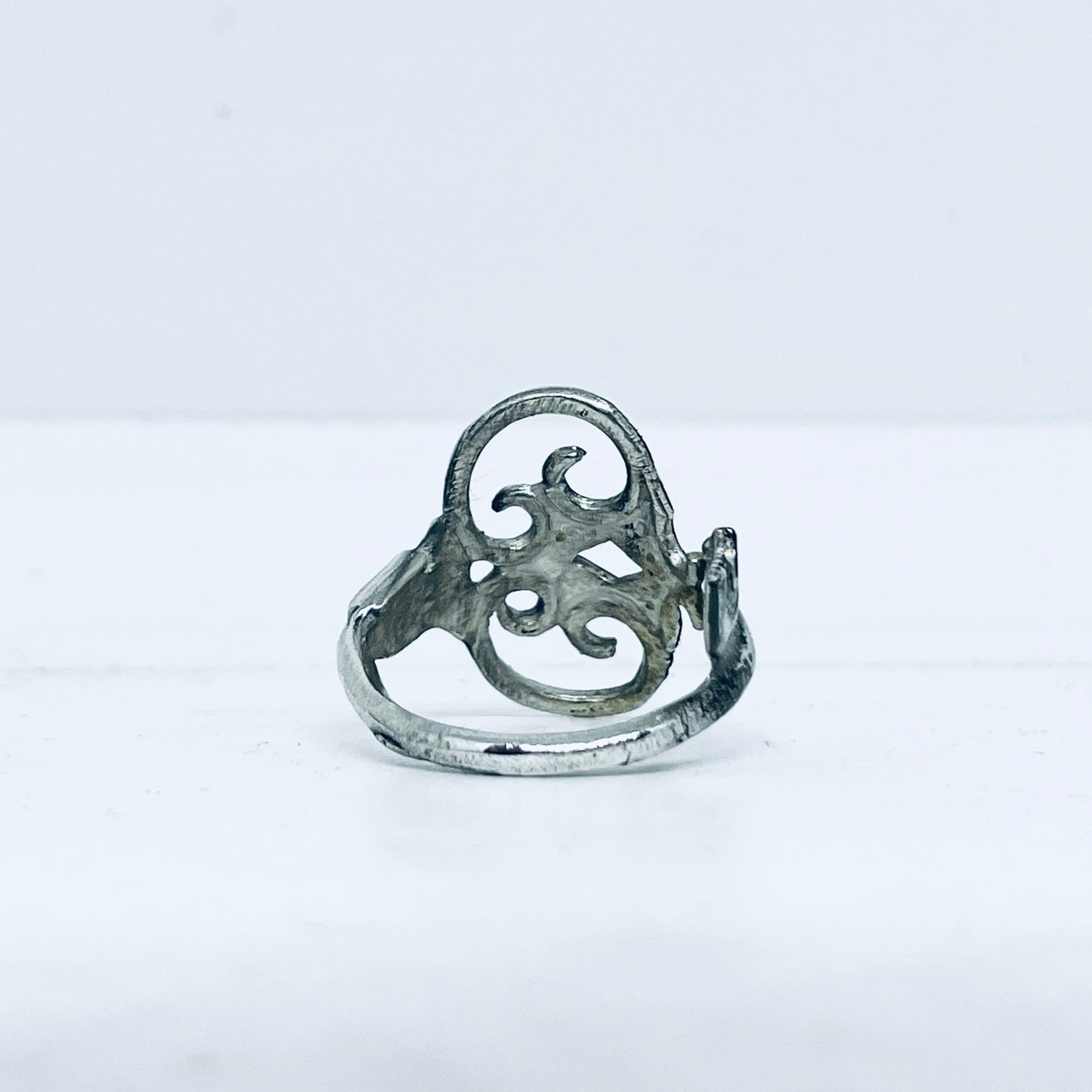 Anello Artigianale “CHIAVE ARGENTO 925 #02” Realizzato con Antica Chiave in Argento