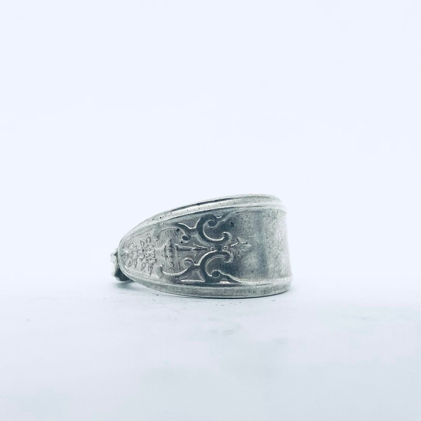 Anello Artigianale Mod. CLASSICO Realizzato con Antica posata in Argento (Prima Metà del ’900)