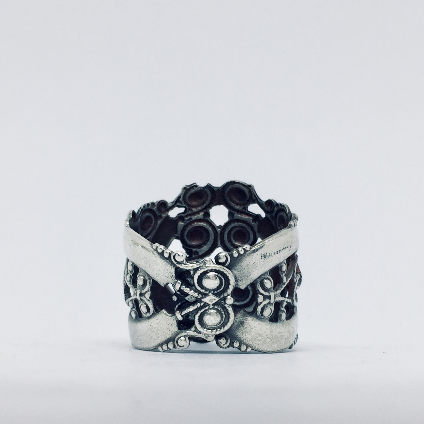 Anello Artigianale “BOCCHETTA SERRATURA SARDA” Realizzato con bocchetta serratura in Argento (Prima Metà del ’900)
