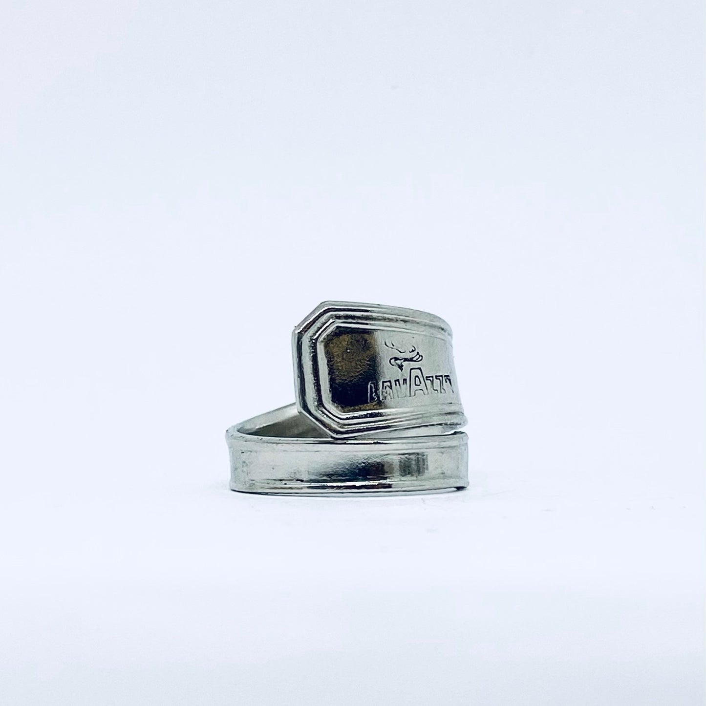 Anello Artigianale LAVAZZA Mod. CLASSICO/SPIRALE Realizzato con Antica posata in Argento (Prima Metà del ’900)