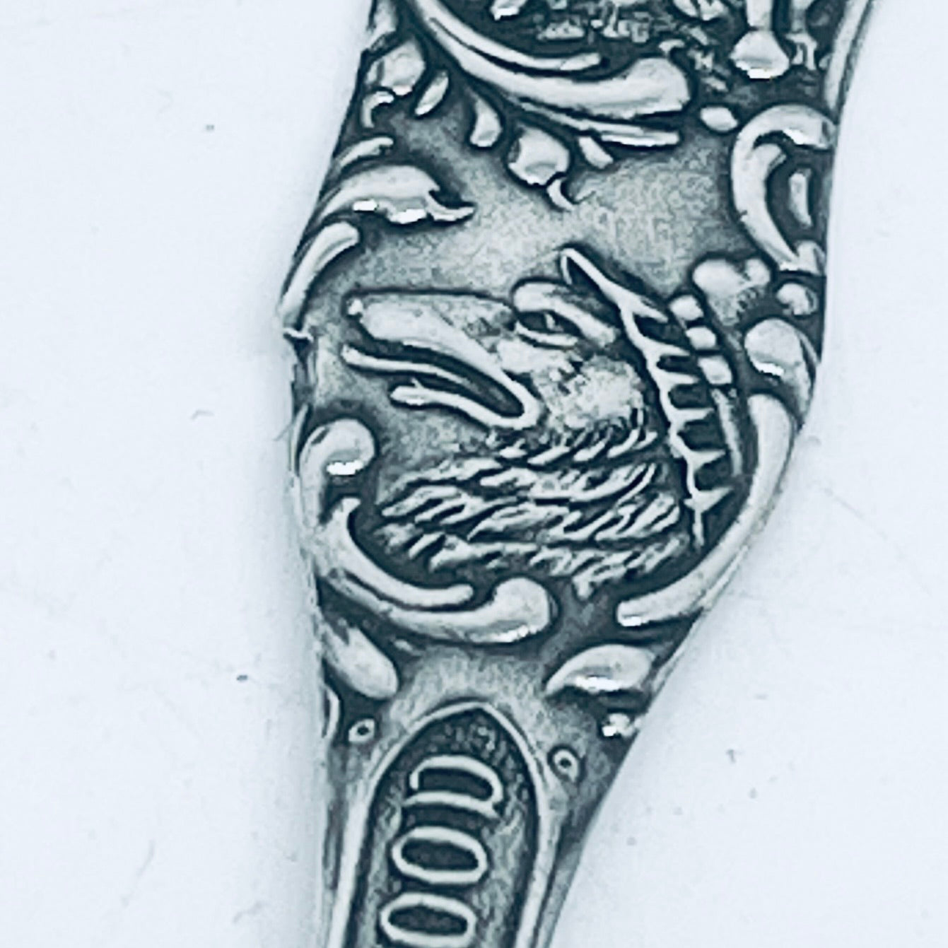 Anello Artigianale CAPPUCCETTO ROSSO Mod. SPIRALE Realizzato con Antica posata in Argento (Prima Metà del ’900)