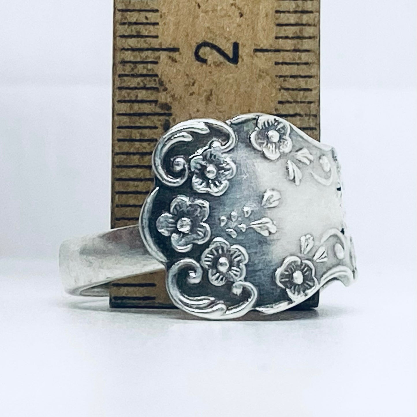 Anello Artigianale Mod. CLASSICO Realizzato con Antica posata in Argento (Prima Metà del ’900)