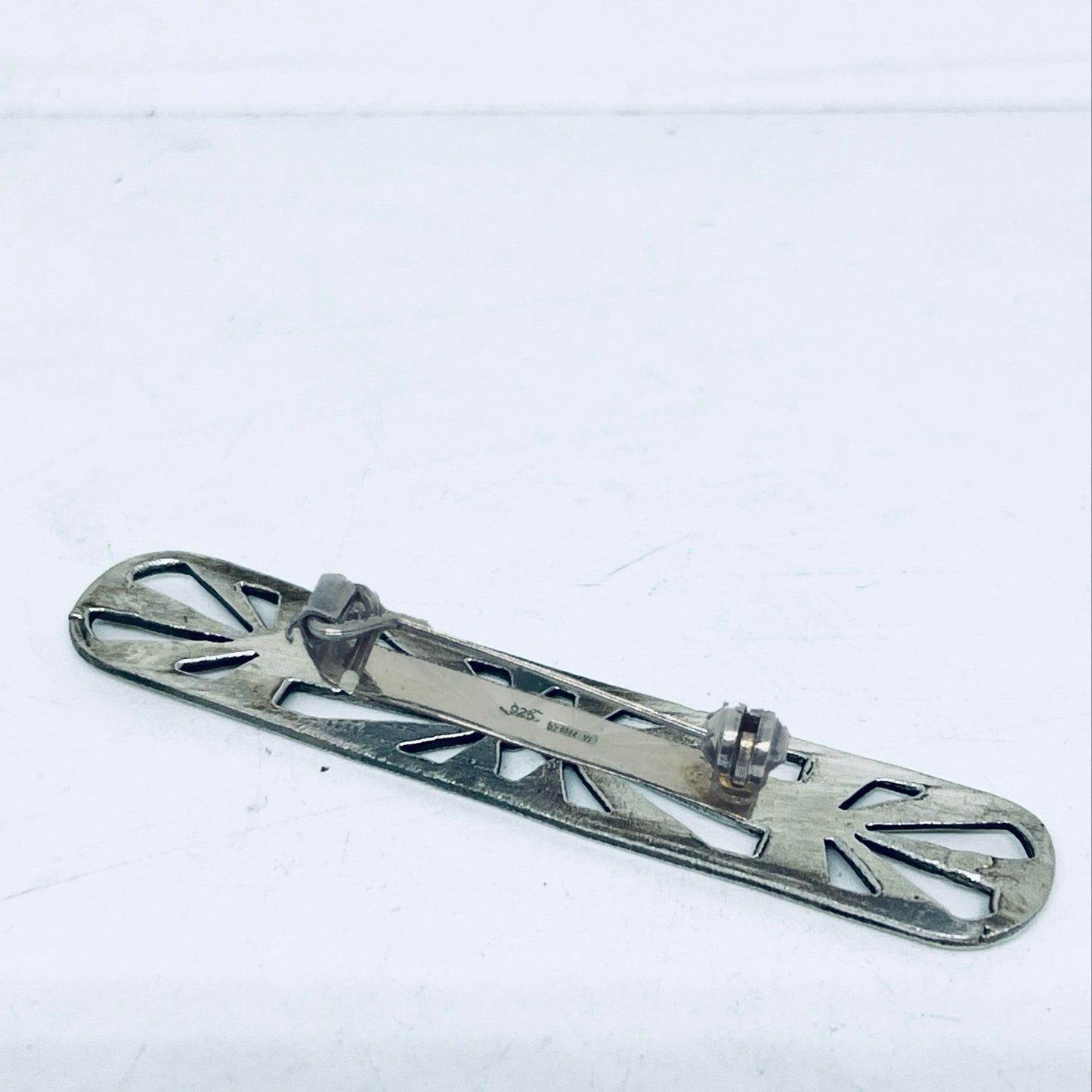 Anello Artigianale ASTRO Mod. SPILLA Realizzato con Antica spilla in Argento (Prima Metà del ’900)