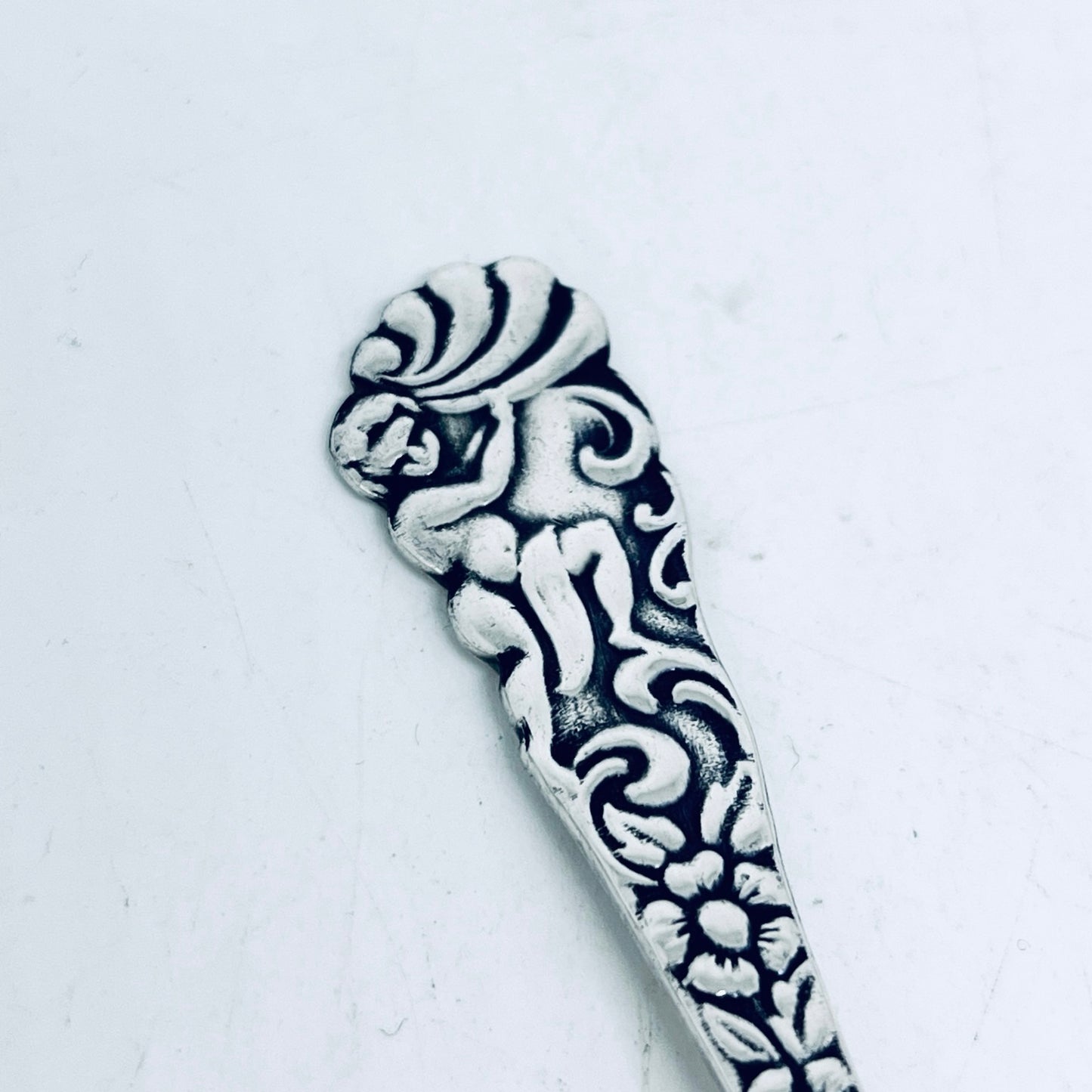 Anello Artigianale PUTTO Mod. CLASSICO Realizzato con Antica posata in Argento (Prima Metà del ’900)
