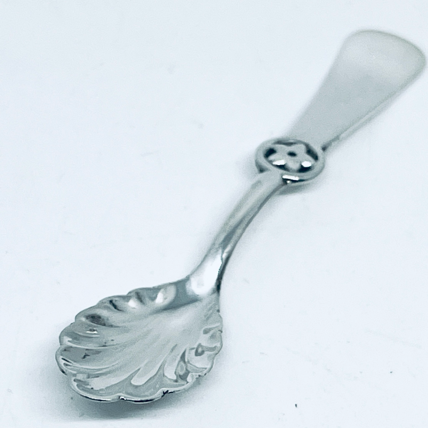 Pendente Artigianale Mod. CUCCHIAINO SALE CHE Realizzato con Antica Posata in Argento (Prima Metà del ’900)