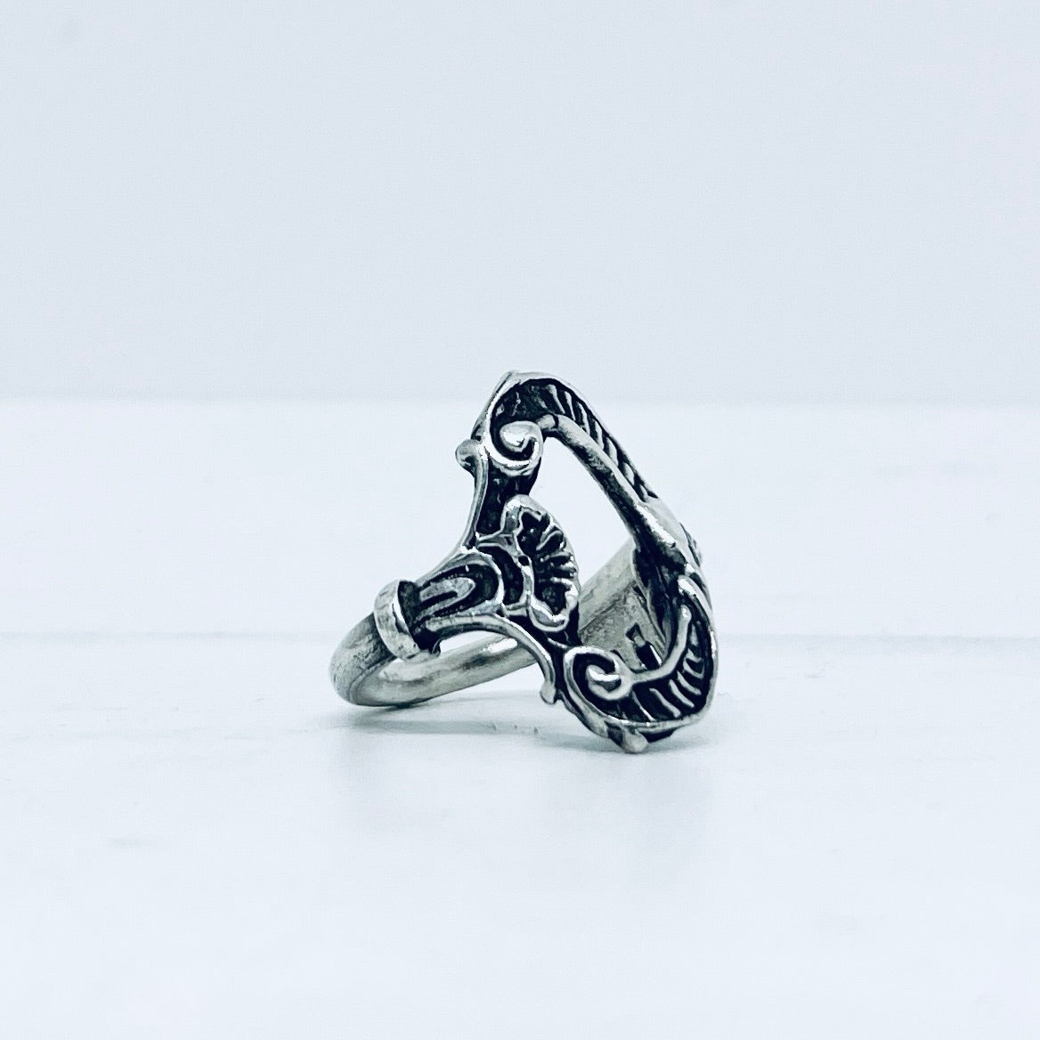 Anello Artigianale “CHIAVE ARGENTO 925 #03” Realizzato con Antica Chiave in Argento