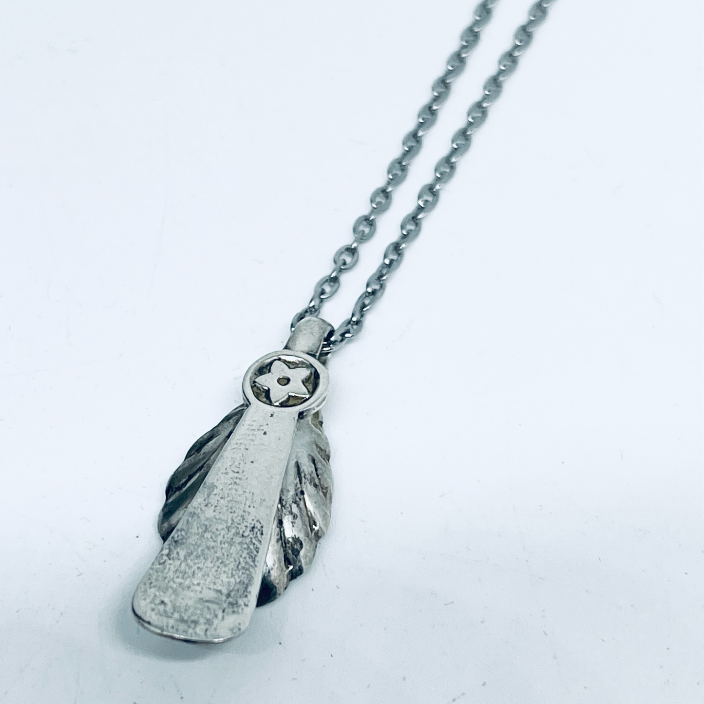 Pendente Artigianale Mod. CUCCHIAINO SALE CHE Realizzato con Antica Posata in Argento (Prima Metà del ’900)