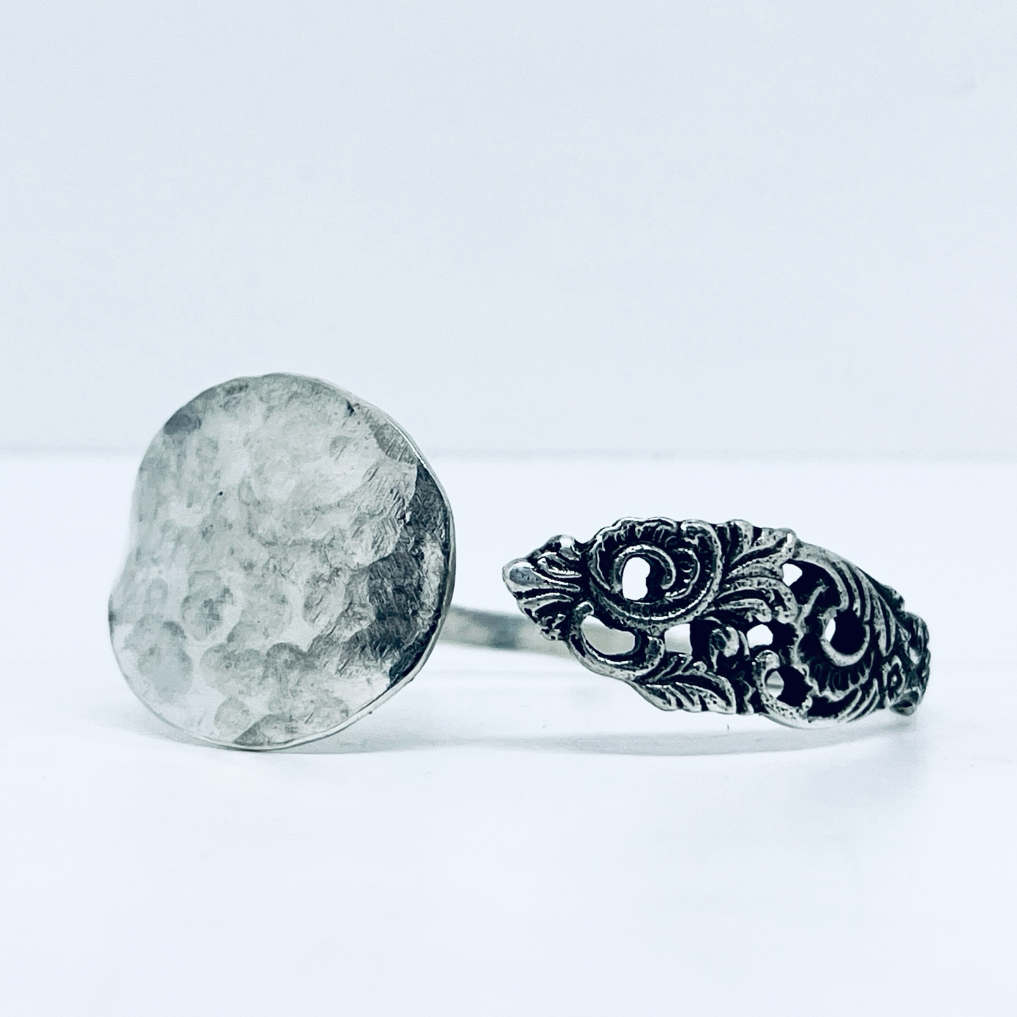 Bracciale Artigianale Mod. TRAFORATO Realizzato con Antica posata in Argento (Prima Metà del ’900)