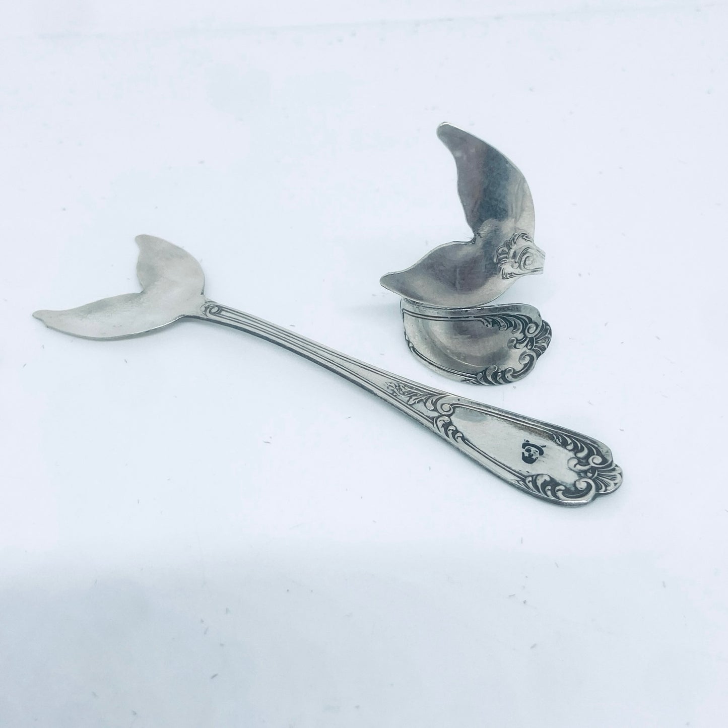 Anello Artigianale Mod. CODA#01 Realizzato con Antica posata in Argento (Prima Metà del ’900)