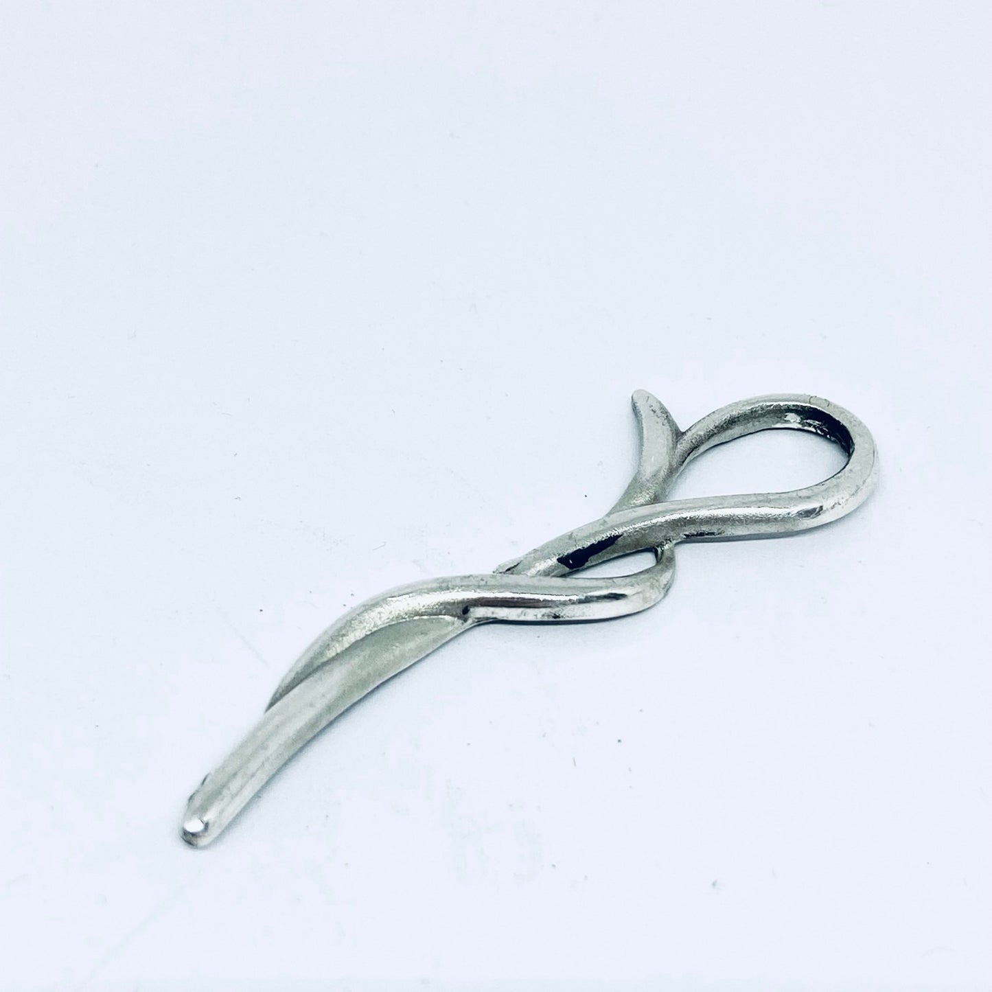 Anello Artigianale INFINITO Mod. SPILLA Realizzato con Antica spilla in Argento (Prima Metà del ’900)