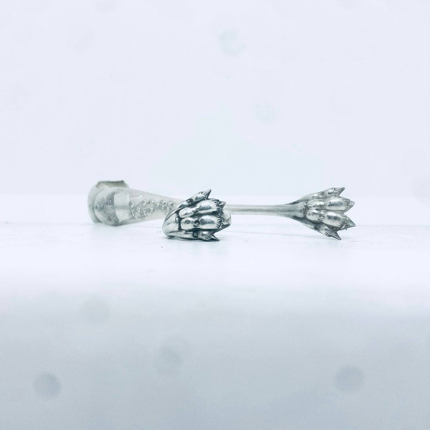 Anello Artigianale ZAMPA01 Mod. PINZETTA Realizzato con Antica posata in Argento (Prima Metà del ’900)