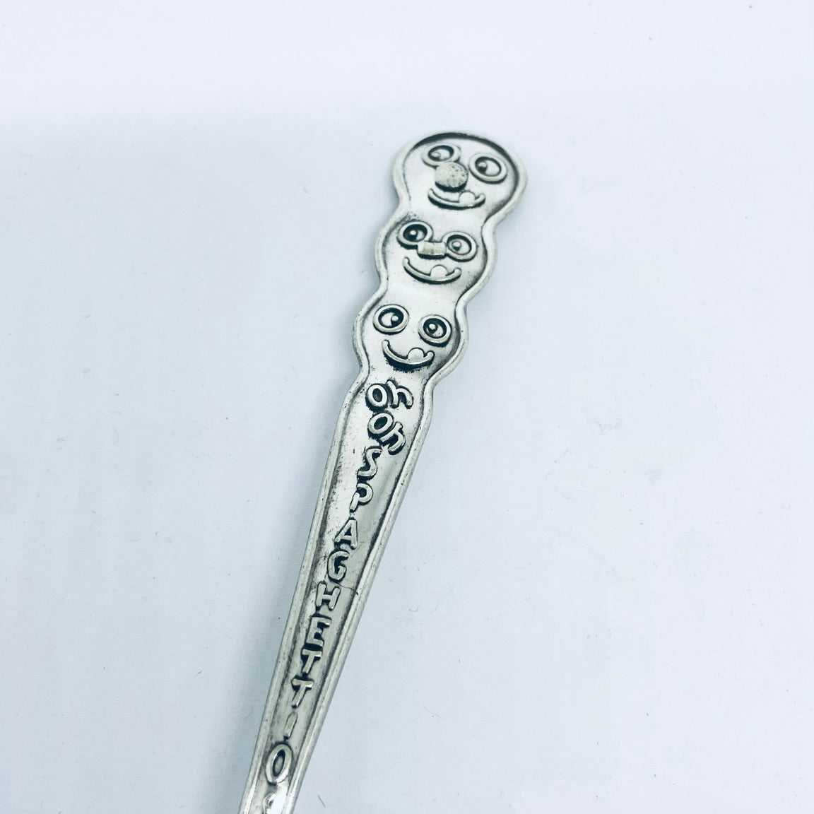Anello Artigianale SPAGHETTIOS Mod. SPIRALE Realizzato con Antica posata in Argento (Prima Metà del ’900)