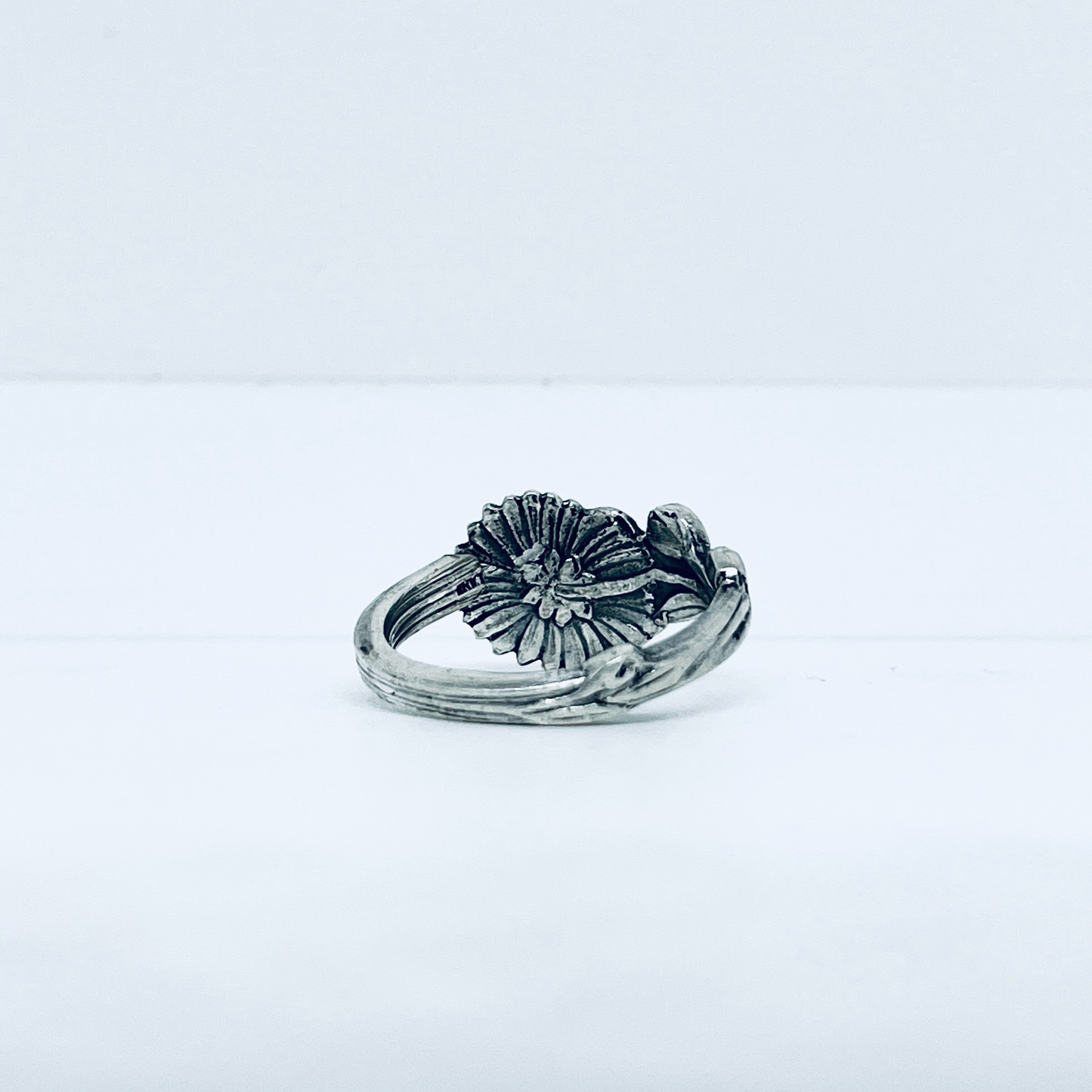 Anello Artigianale MARGHERITA Mod. CLASSICO Realizzato con Antica posata in Argento (Prima Metà del ’900)