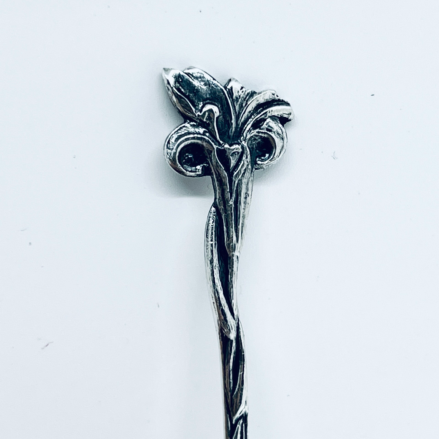 Anello Artigianale GIGLIO Mod. SPIRALE Realizzato con Antica posata in Argento (Prima Metà del ’900)
