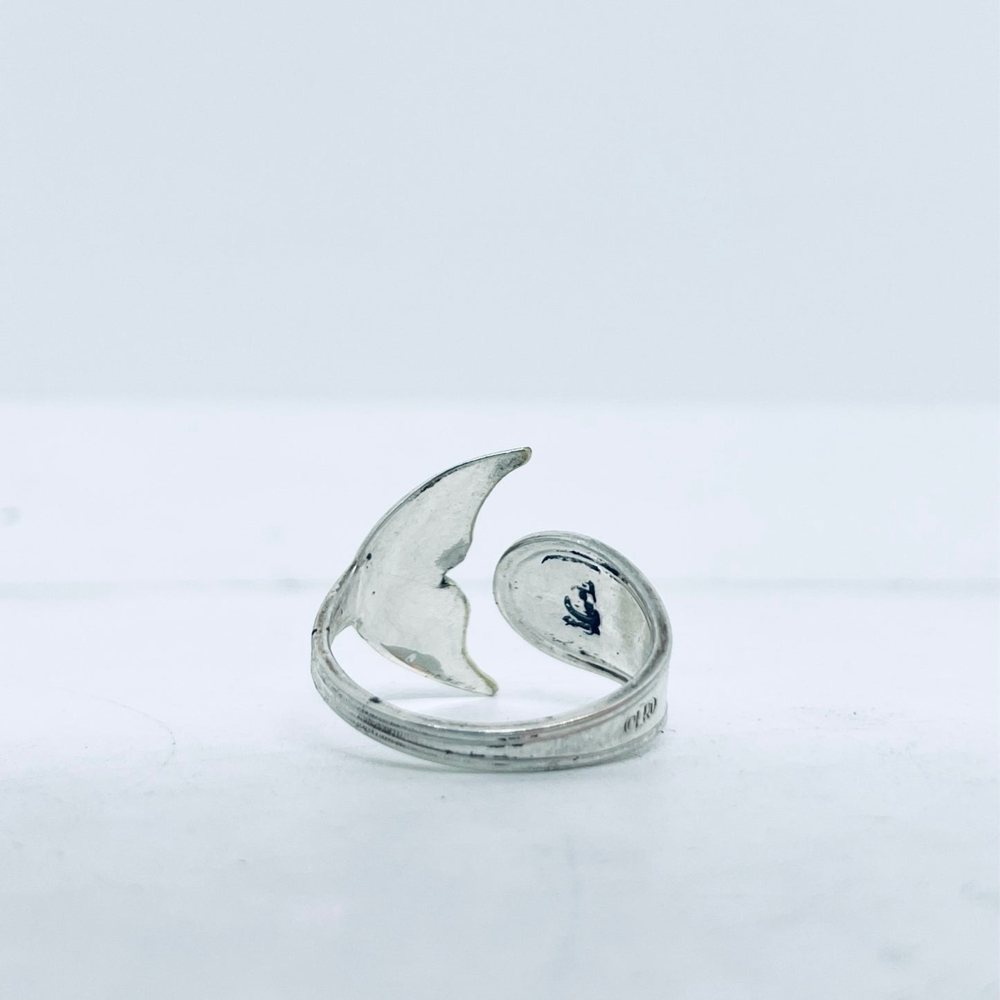 Anello Artigianale Mod. MINICODA#04 Realizzato con Antica posata in Argento (Prima Metà del ’900)