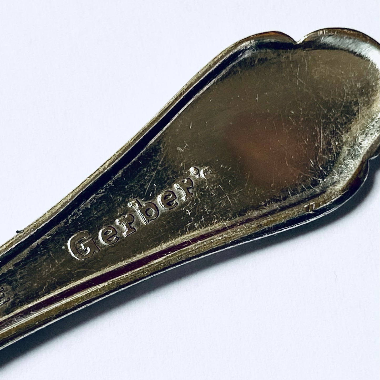 Anello Artigianale GERBER Mod. INTERO Realizzato con intero Antico Cucchiaino in Argento (Prima Metà del ’900)