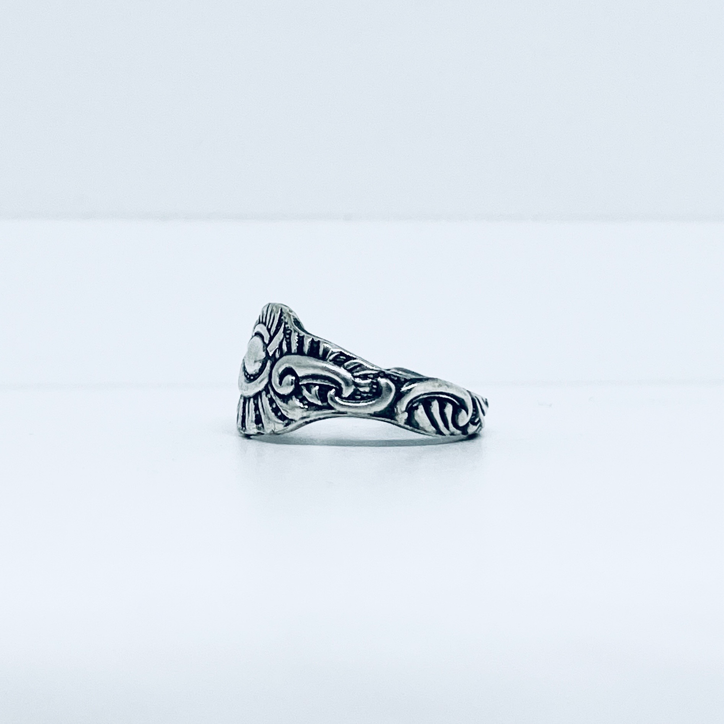 Anello Artigianale FORCHETTINA Mod. CLASSICO Realizzato con Antica posata in Argento (Prima Metà del ’900)