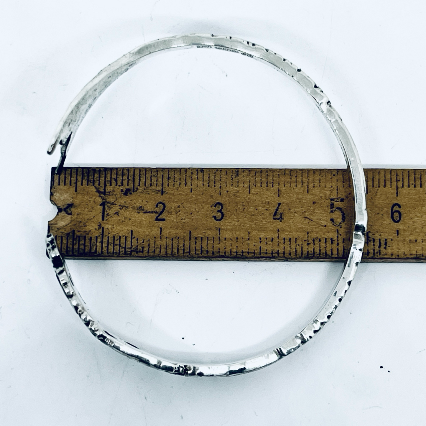 Bracciale Artigianale CODA Mod. TRAFORATO Realizzato con Antica posata in Argento (Prima Metà del ’900)