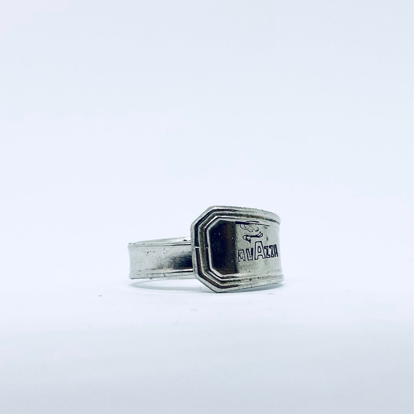 Anello Artigianale LAVAZZA Mod. CLASSICO/SPIRALE Realizzato con Antica posata in Argento (Prima Metà del ’900)