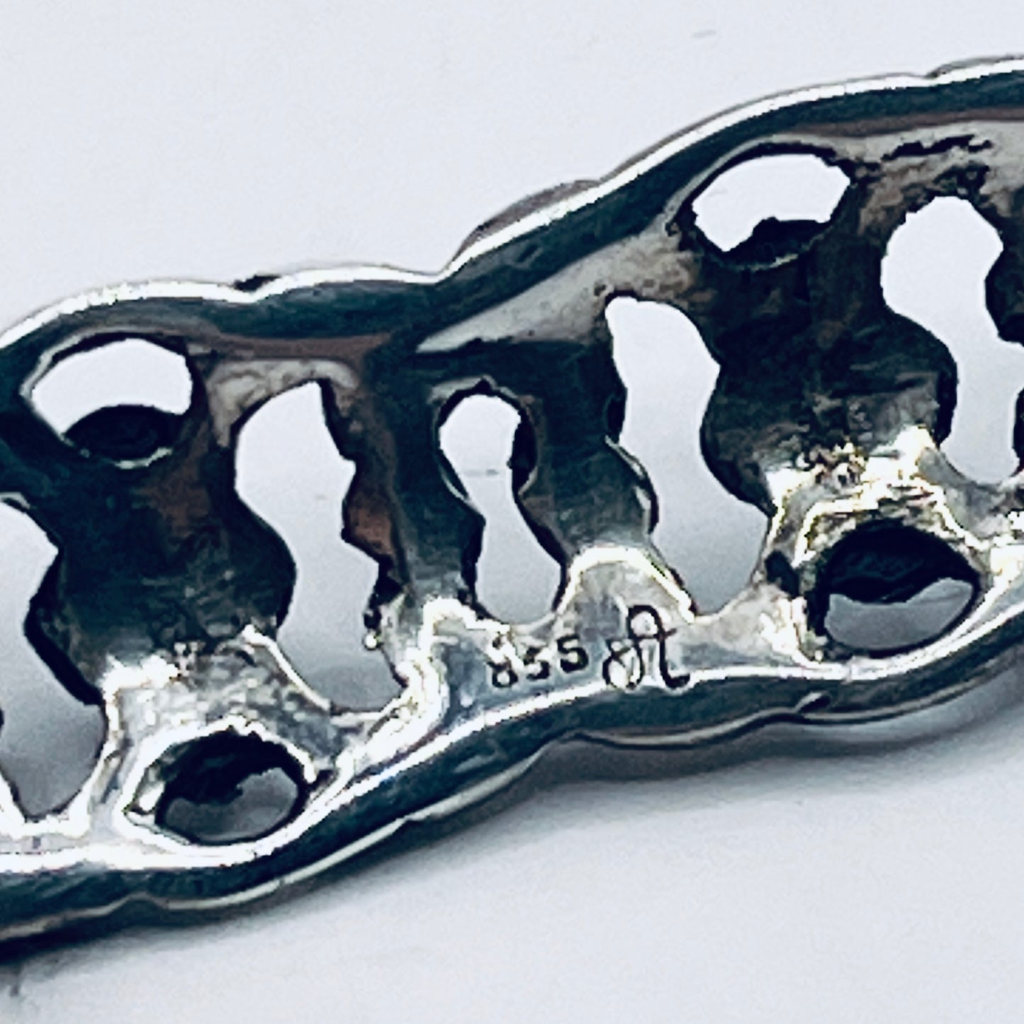 Anello Artigianale TURCHESI Mod. SPILLA Realizzato con Antica spilla in Argento (Prima Metà del ’900)