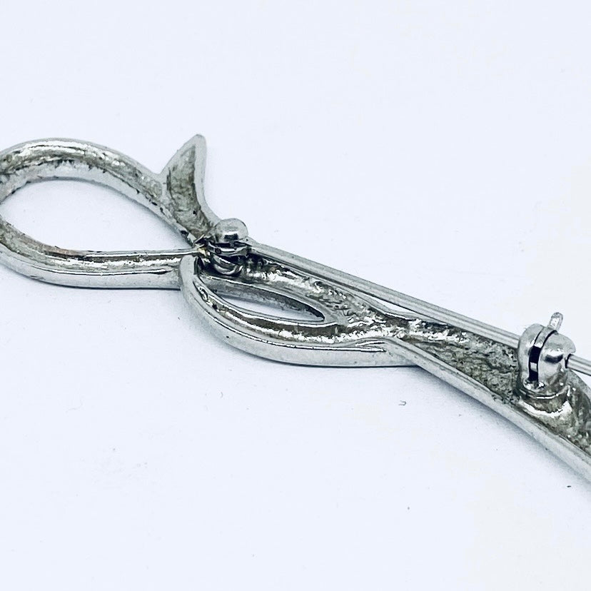 Anello Artigianale INFINITO Mod. SPILLA Realizzato con Antica spilla in Argento (Prima Metà del ’900)