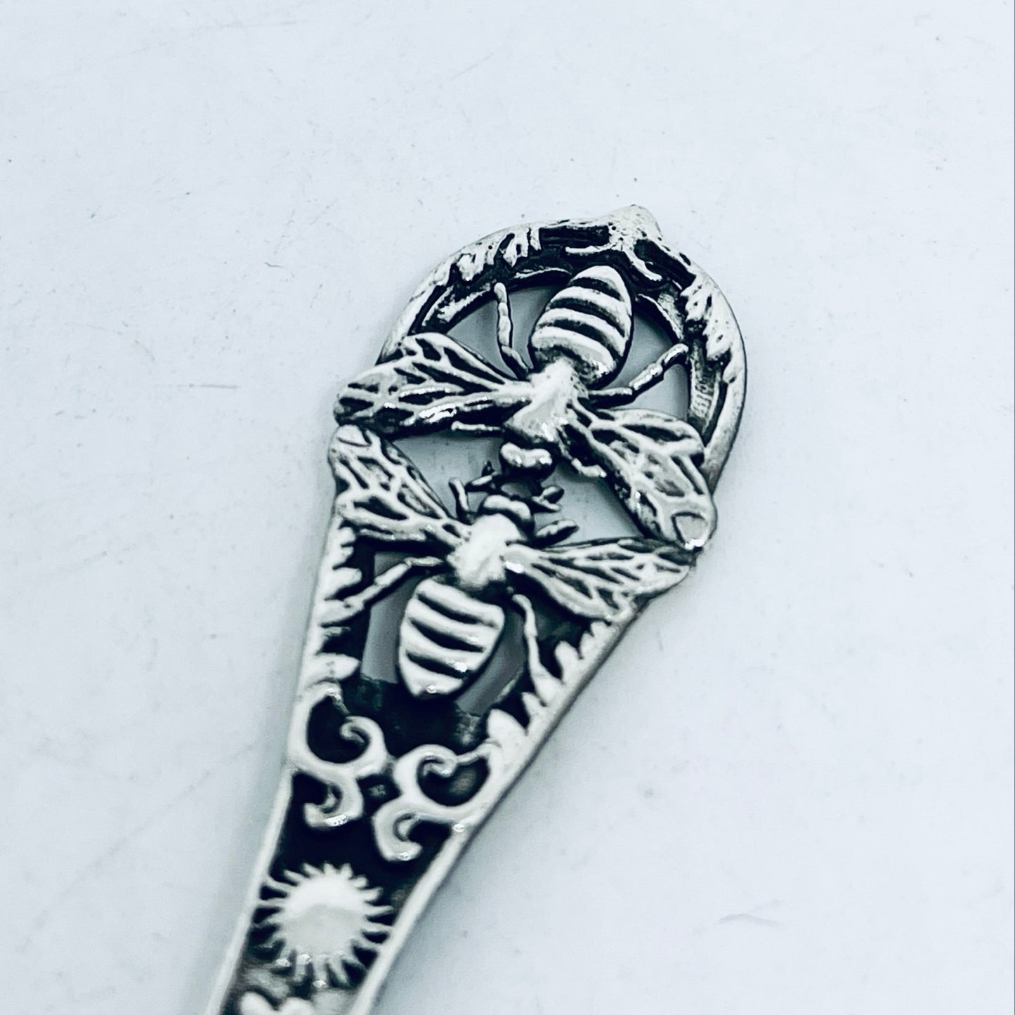 Anello Artigianale API Mod. SPIRALE Realizzato con Antica posata in Argento (Prima Metà del ’900)
