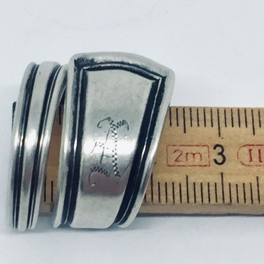 Anello Artigianale con Iniziale A