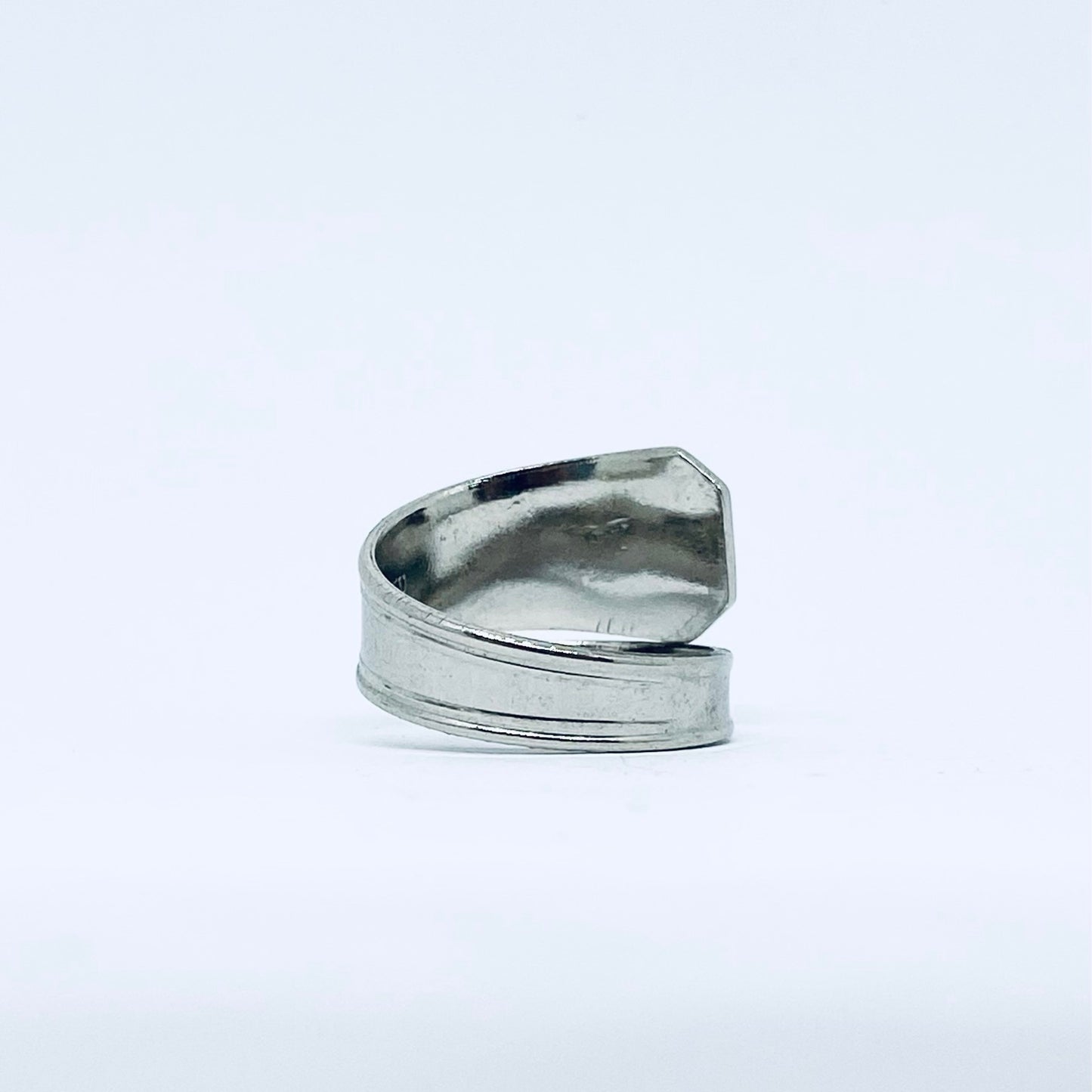 Anello Artigianale LAVAZZA Mod. CLASSICO/SPIRALE Realizzato con Antica posata in Argento (Prima Metà del ’900)