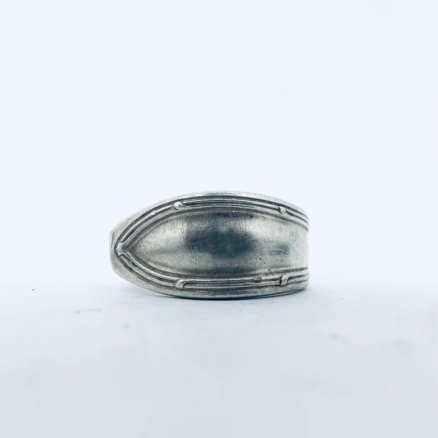 Anello Artigianale Mod. CLASSICO Realizzato con Antica posata in Argento (Prima Metà del ’900)