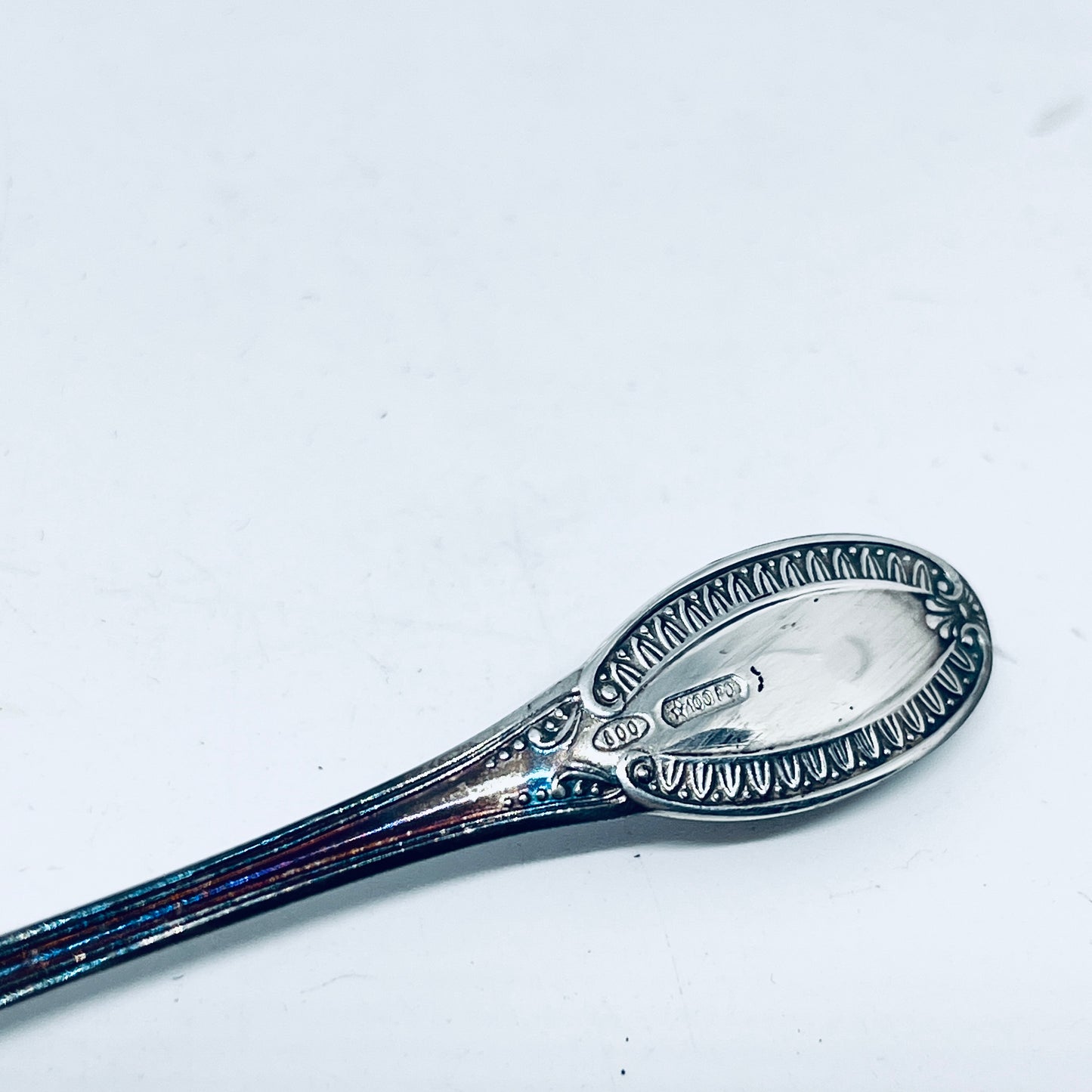 Anello Artigianale Mod. INTERO Realizzato con intero Antico Cucchiaino in Argento (Prima Metà del ’900)