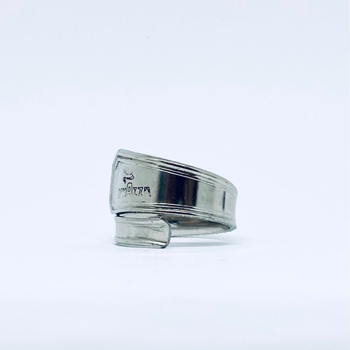 Anello Artigianale LAVAZZA Mod. CLASSICO/SPIRALE Realizzato con Antica posata in Argento (Prima Metà del ’900)