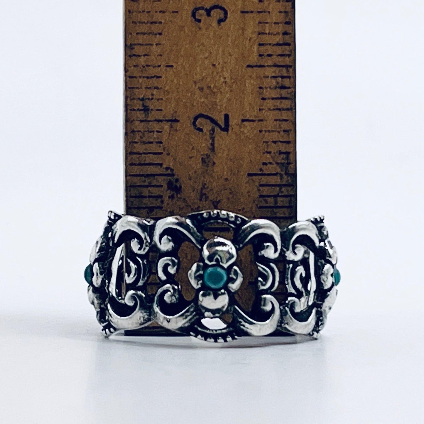 Anello Artigianale TURCHESI Mod. SPILLA Realizzato con Antica spilla in Argento (Prima Metà del ’900)
