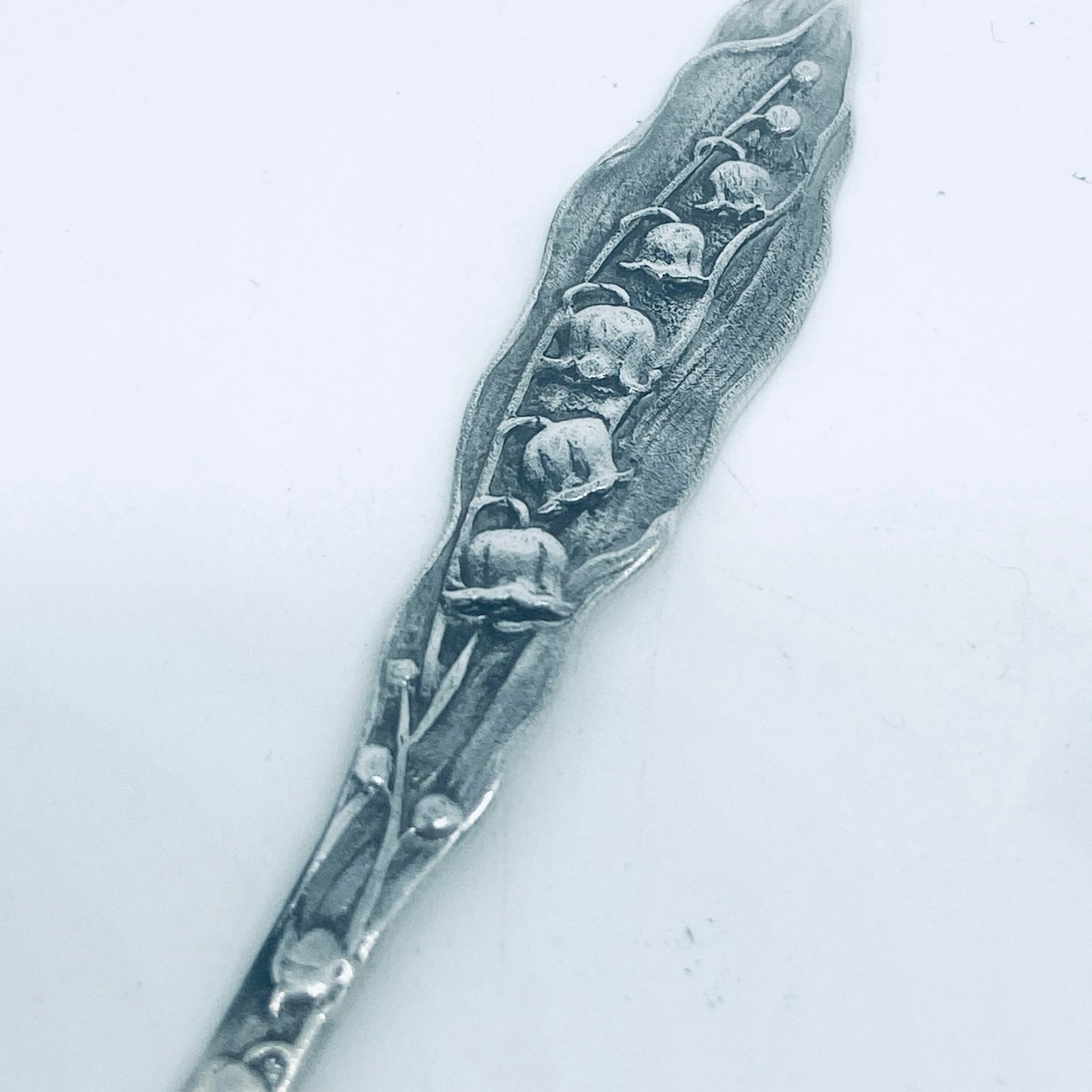 Anello Artigianale MUGHETTO Mod. CLASSICO/SPIRALE Realizzato con Antica posata in Argento (Prima Metà del ’900)
