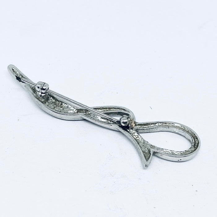 Anello Artigianale INFINITO Mod. SPILLA Realizzato con Antica spilla in Argento (Prima Metà del ’900)