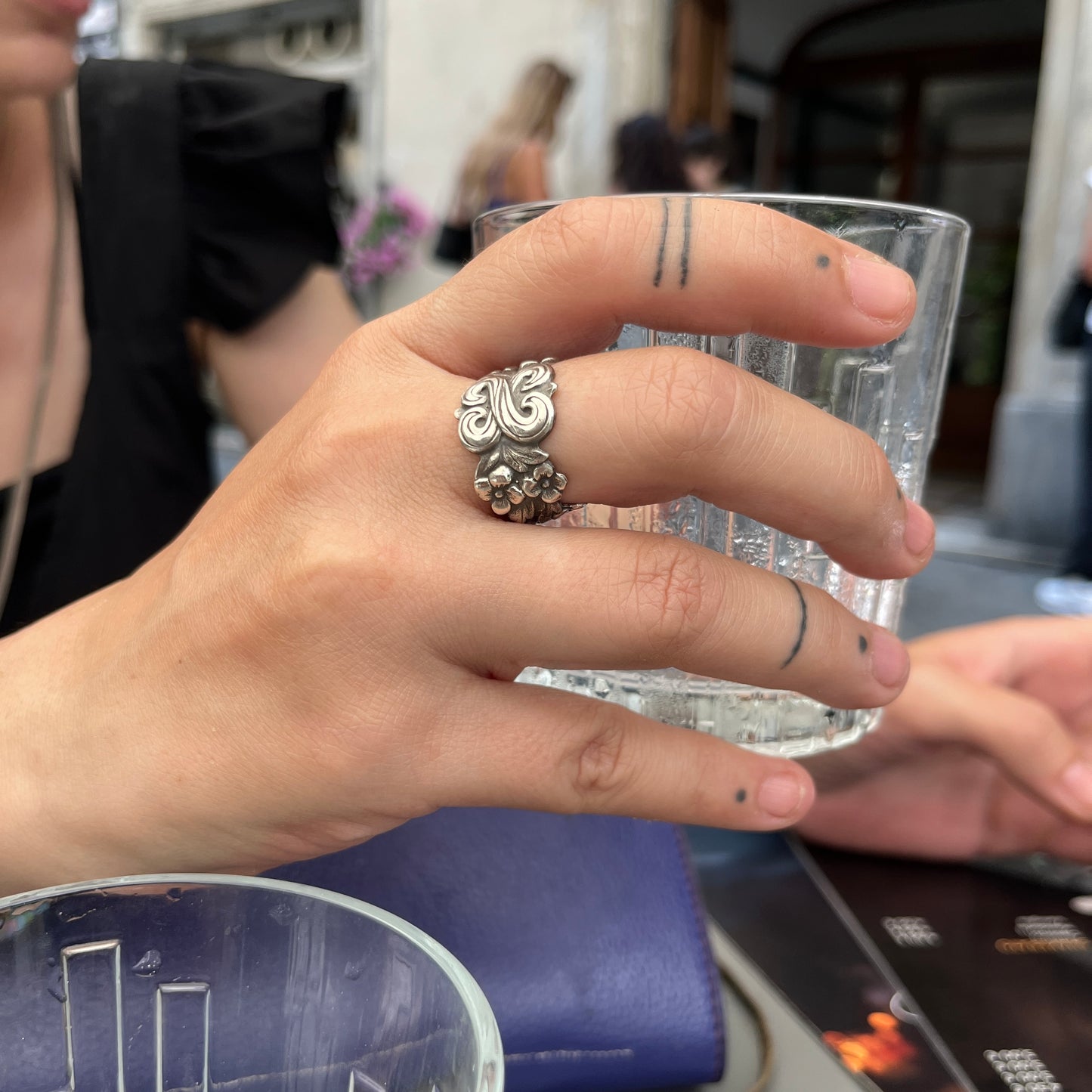 Anello Artigianale “BOCCHETTA SERRATURA NODO” Realizzato con bocchetta serratura in Argento (Prima Metà del ’900)