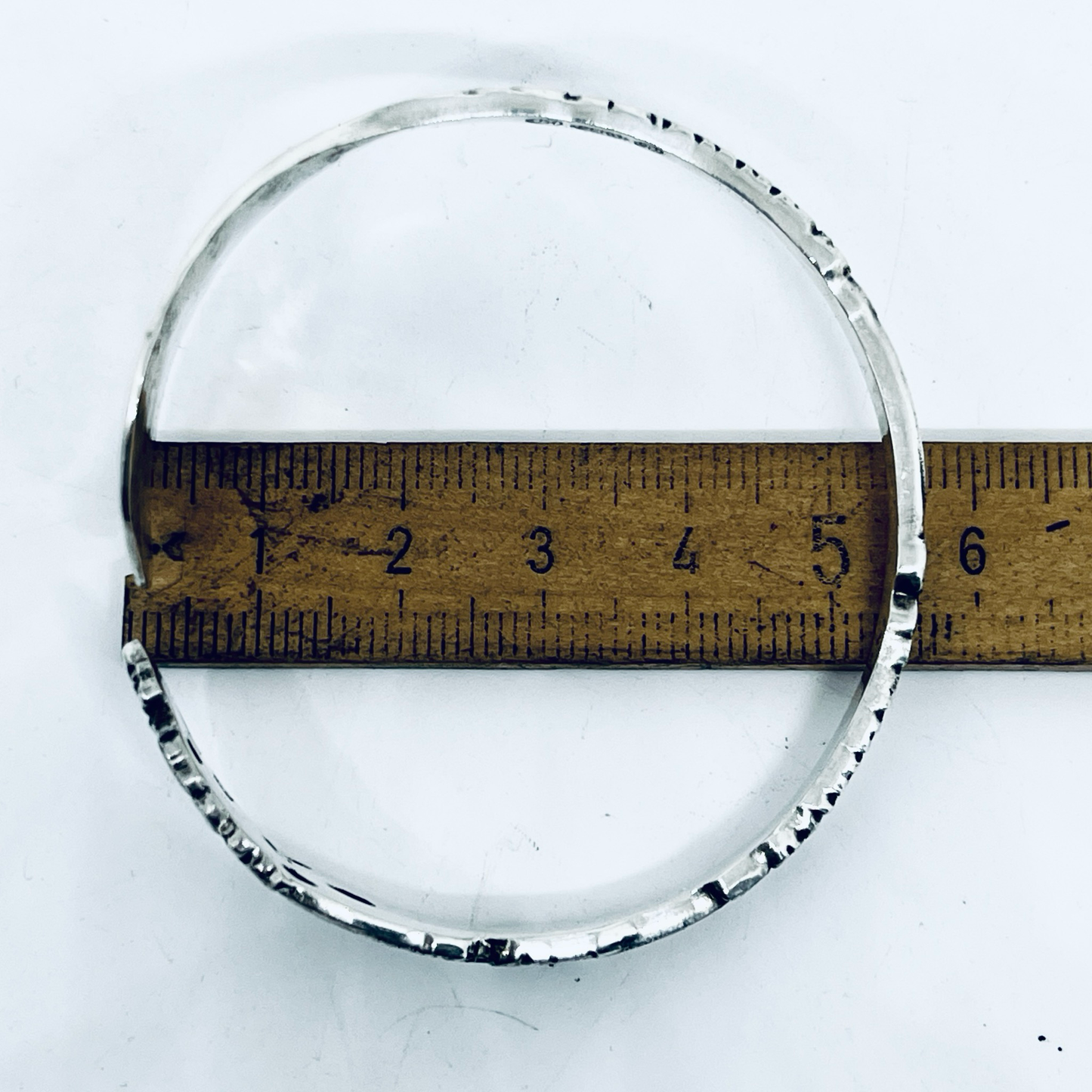 Bracciale Artigianale Mod. TRAFORATO Realizzato con Antica posata in Argento (Prima Metà del ’900)