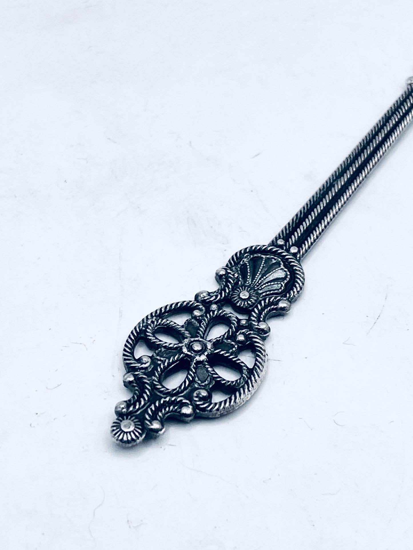 Anello Artigianale QUADRIFOGLIO Mod. CLASSICO  Realizzato con intero Antico Cucchiaino in Argento 800(Prima Metà del ’900)