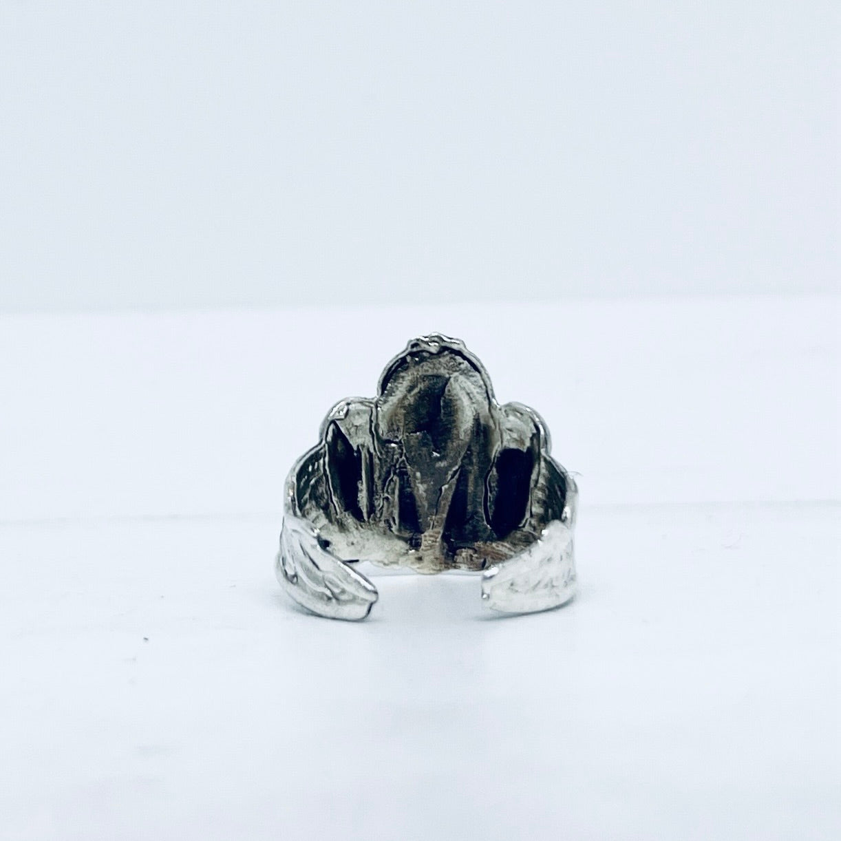 Anello Artigianale CLEOPATRA Mod. SPILLA Realizzato con Antica spilla in Argento (Prima Metà del ’900)