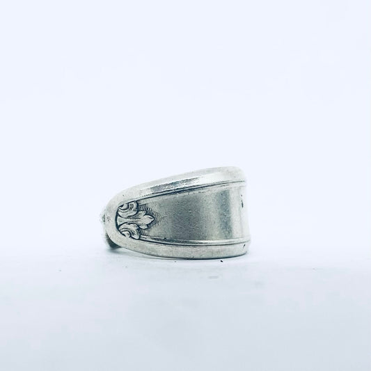 Anello Artigianale Mod. CLASSICO  Realizzato con Antica posata in Argento (Prima Metà del ’900)