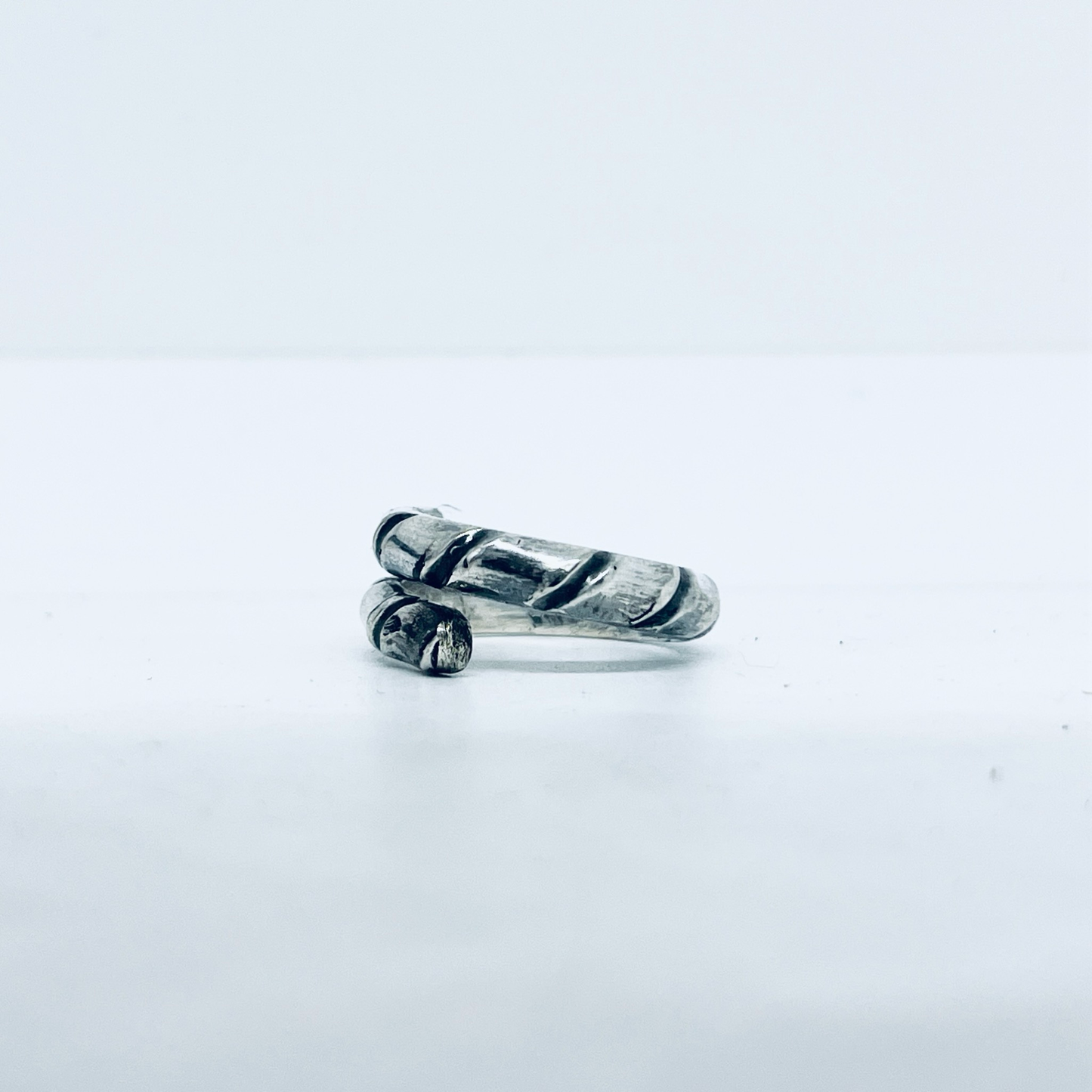 Anello Artigianale  S.MARCO  Mod. CLASSICO/FEDINA/SPIRALE  Realizzato con Antica posata in Argento (Prima Metà del ’900)