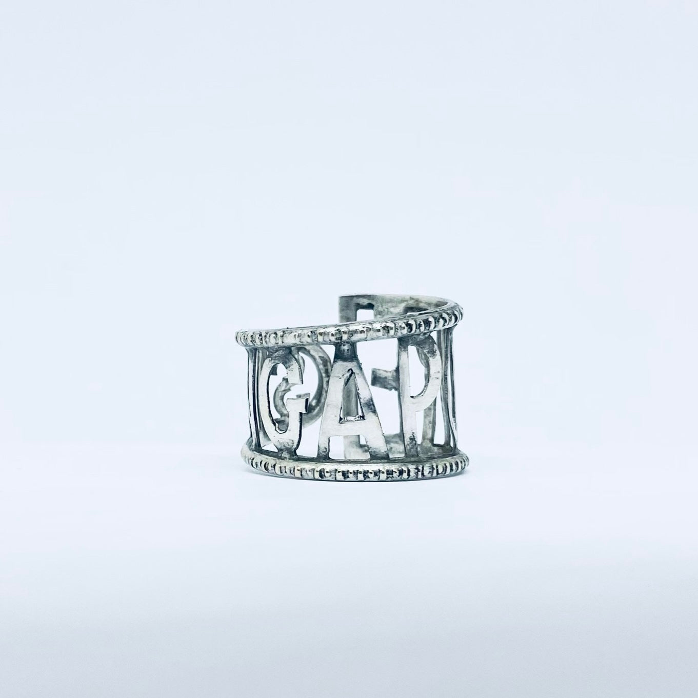 Anello Artigianale SINGAPORE Mod. CLASSICO  Realizzato con Antica posata in Argento (Prima Metà del ’900)