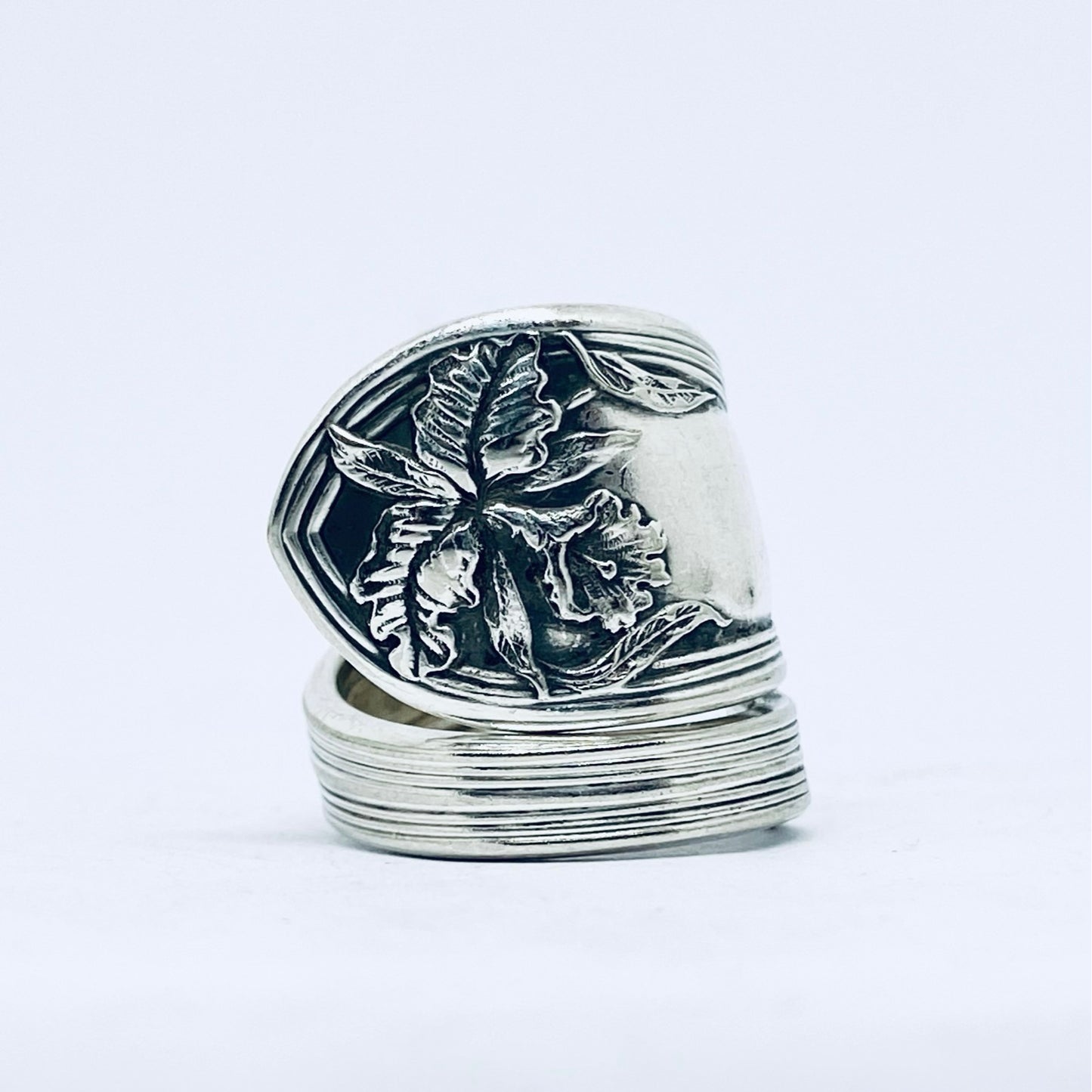 Anello Artigianale Mod. CLASSICO/SPIRALE  Realizzato con Antica posata in Argento (Prima Metà del ’900)