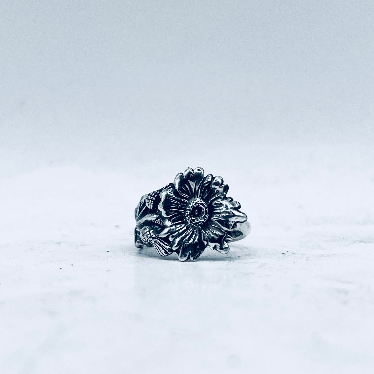 Anello Artigianale CARDO Mod. CLASSICO  Realizzato con Antica posata in Argento (Prima Metà del ’900)
