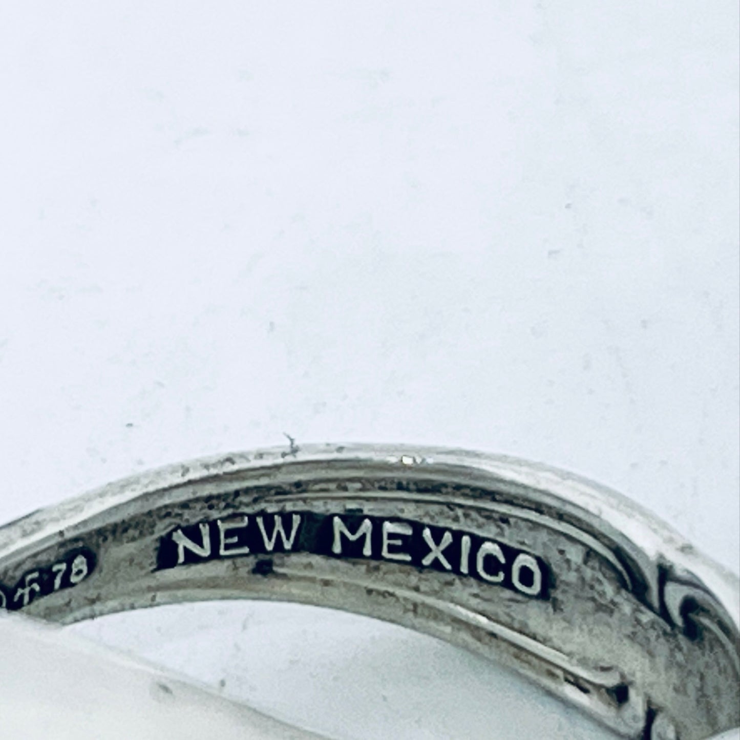 Anello Artigianale YUCCA Mod. INTERO  Realizzato con intero Antico Cucchiaino in Argento (Prima Metà del ’900)